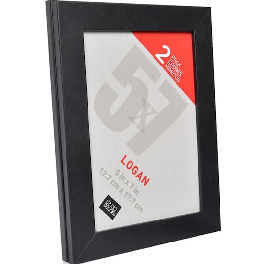 12 Packs: 2 ct. (24 total) Black Tabletop Frames, Logan by Studio Décor®